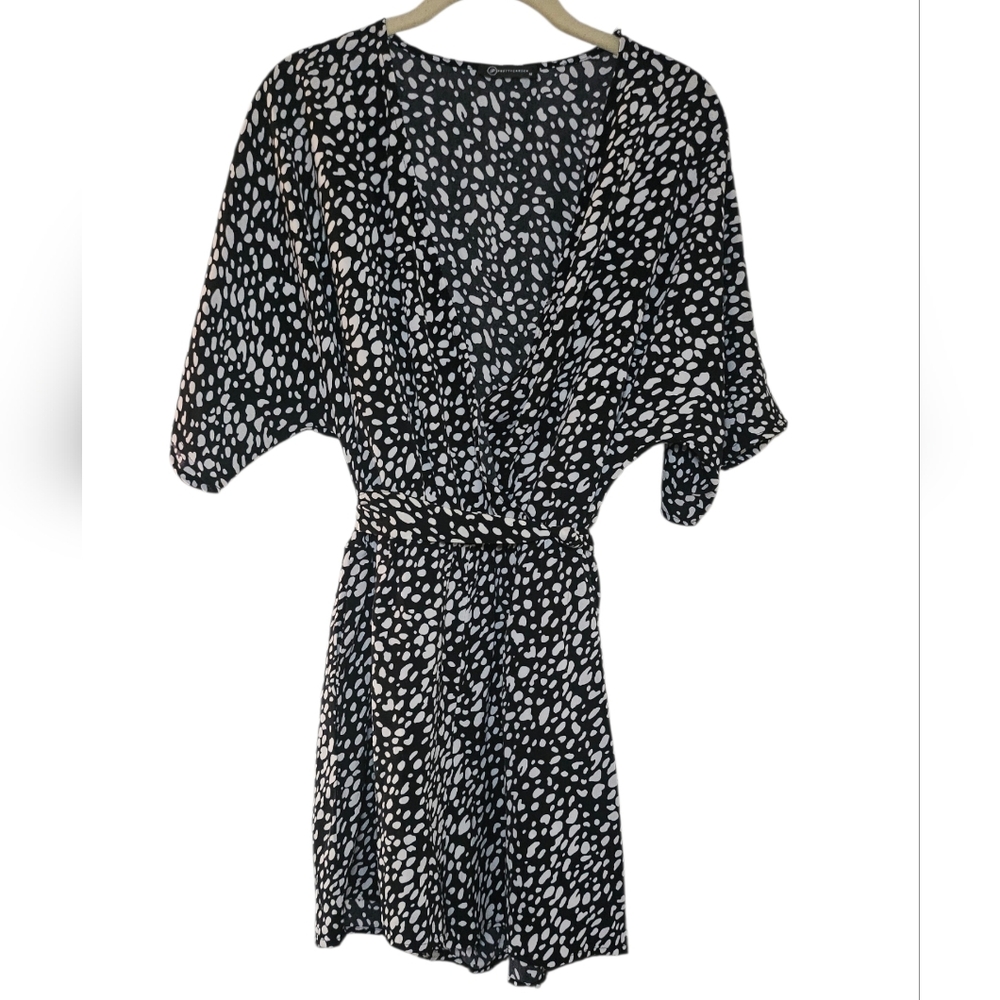 Black and White Polka Dot Women's Jumpsuit